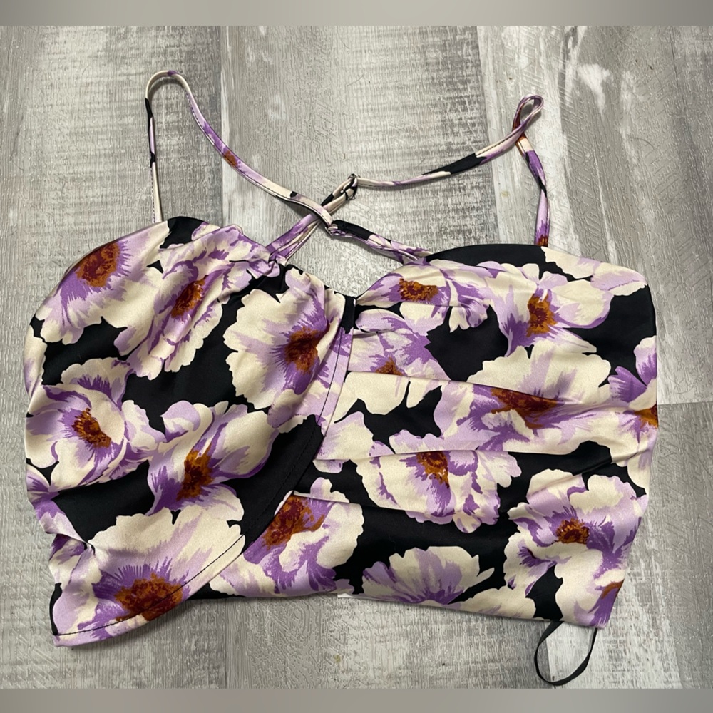 Forever 21 Floral Crop Top NWT